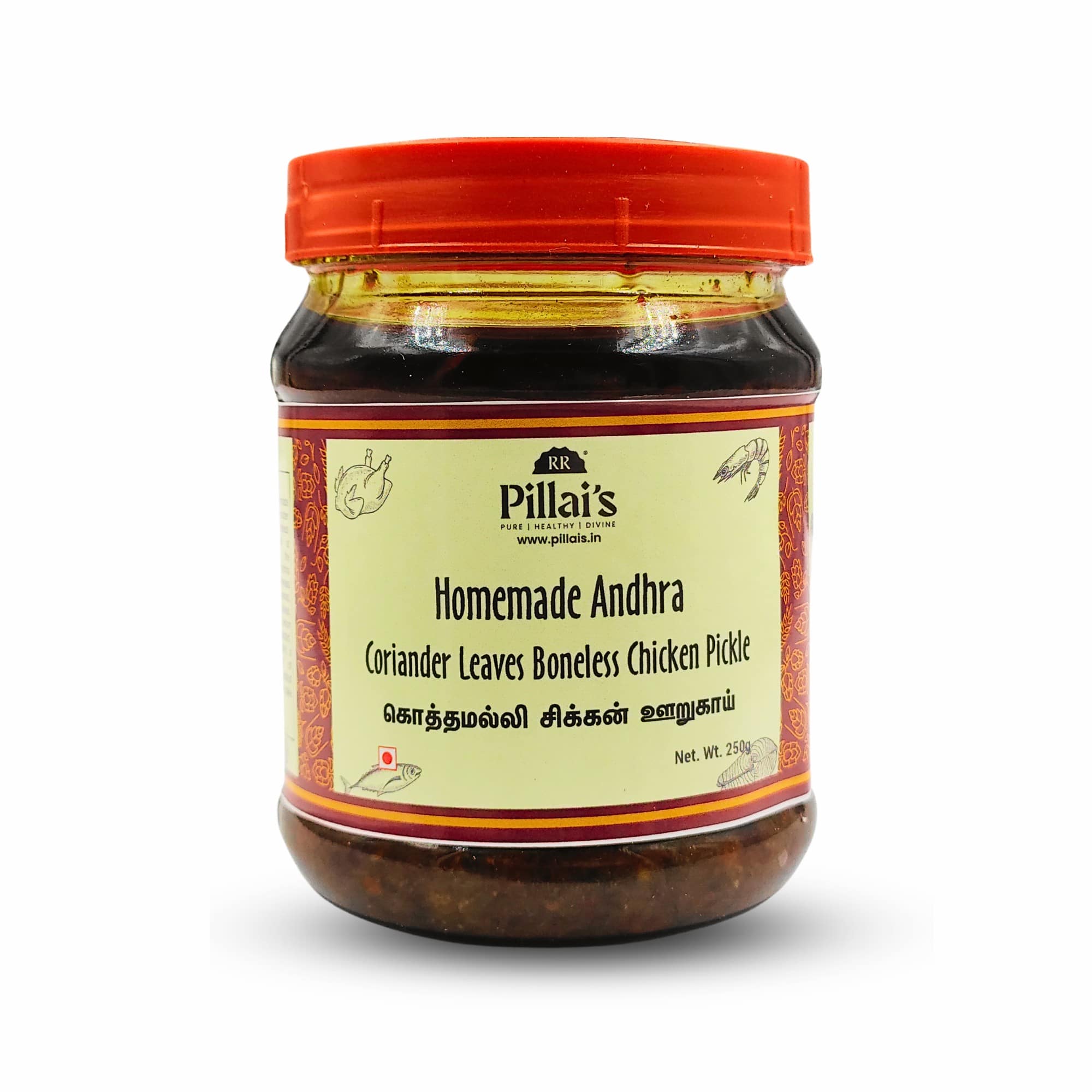 Homemade-Andhra-Coriander-Leaves-Boneless-Chicken-Pickle-250g-INRRP827_1-min