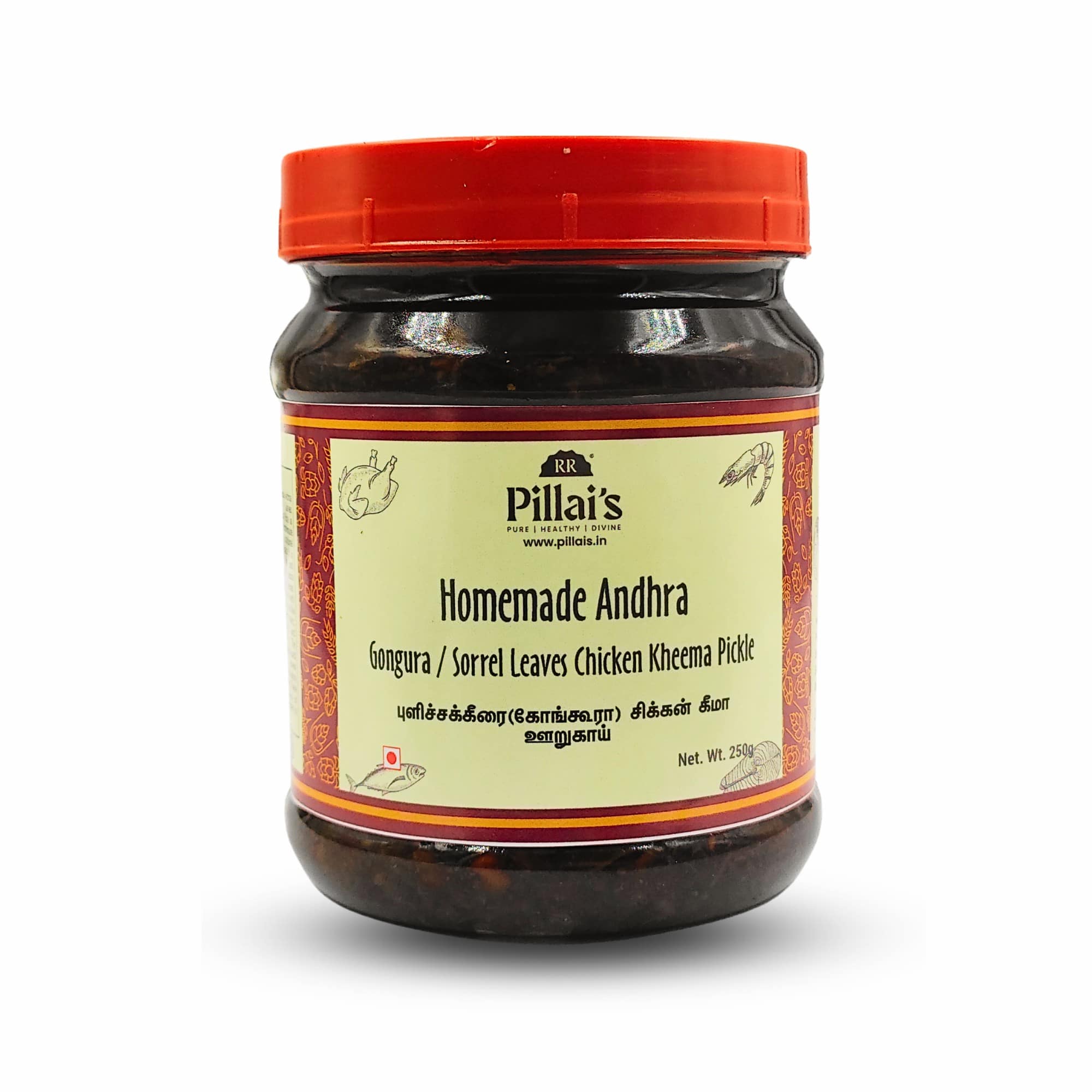 Homemade-Andhra-Gongura-Sorrel-Leaves-Chicken-Kheema-Pickle-250g-INRRP821_1-min