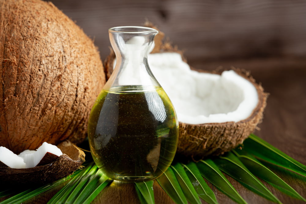 jug-coconut-oil-whit-coconut-put-dark-background